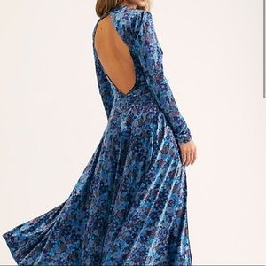 Heartland velvet Free People maxi dress